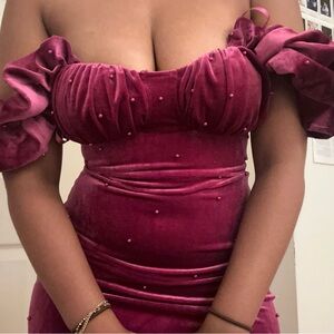 Windsor Mini formal velvet dress